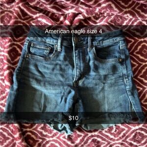 American Eagle Outfitters Women's Blue Denim Shorts